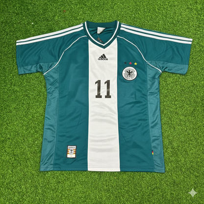 Olaf Marschall Germany 1998 World Cup Away Retro Football Jersey