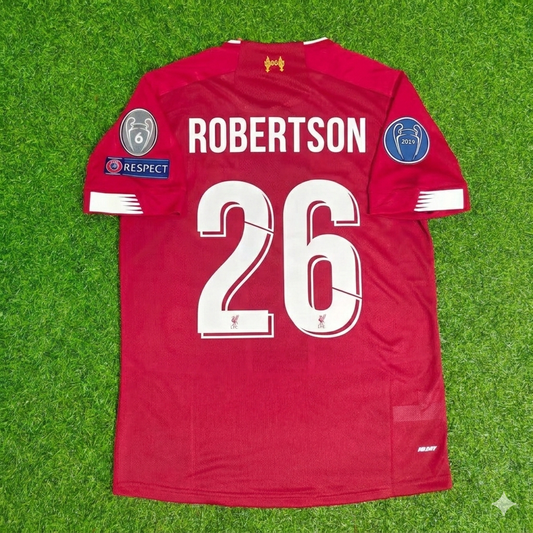 Andrew Robertson Liverpool 2019 20 Retro Kit Jersey Trikot Maillot Maglia