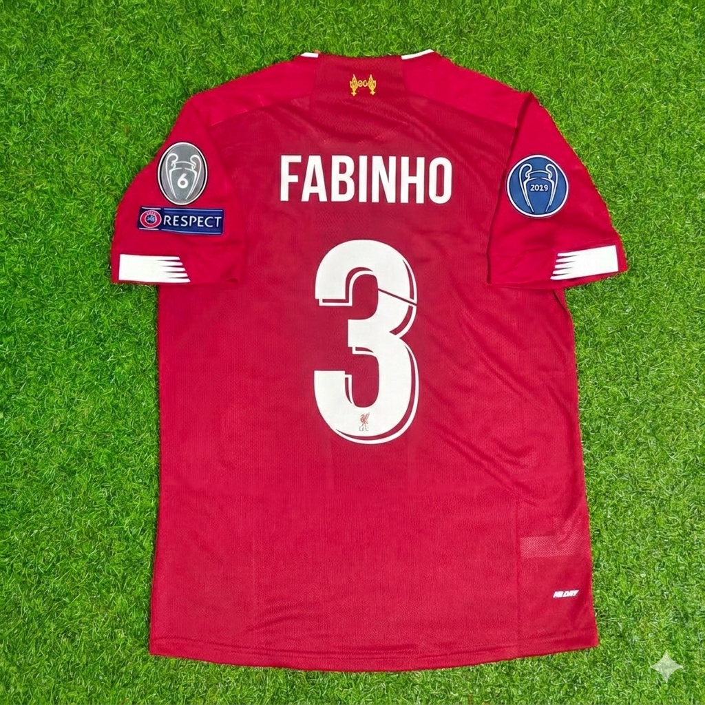 Fabinho Liverpool 2019 20 Retro Kit Jersey Trikot Maillot Maglia