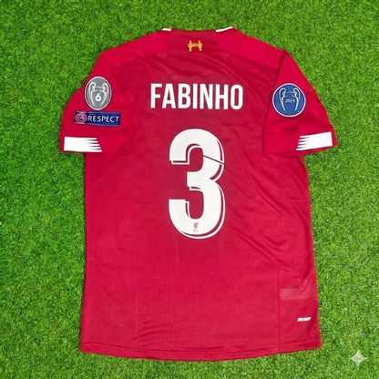 Fabinho Liverpool 2019 20 Retro Kit Jersey Trikot Maillot Maglia