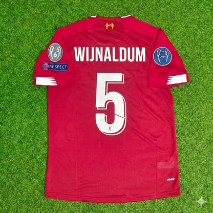 Georginio Wijnaldum Liverpool 2019 20 Retro Kit Jersey Trikot Maillot Maglia