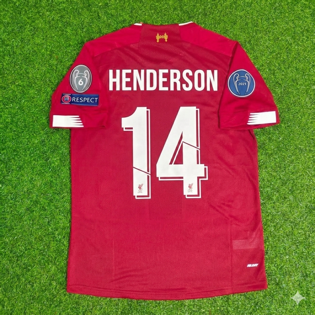 Jordan Henderson Liverpool 2019 20 Retro Kit Jersey Trikot Maillot Maglia