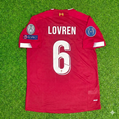 Dejan Lovren Liverpool 2019 20 Retro Kit Jersey Trikot Maillot Maglia