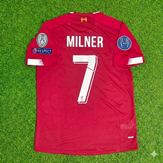 James Milner Liverpool 2019 20 Retro Kit Jersey Trikot Maillot Maglia