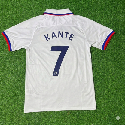 N'golo Kante Chelsea 2019/2020 White Retro Football Jersey Kit
