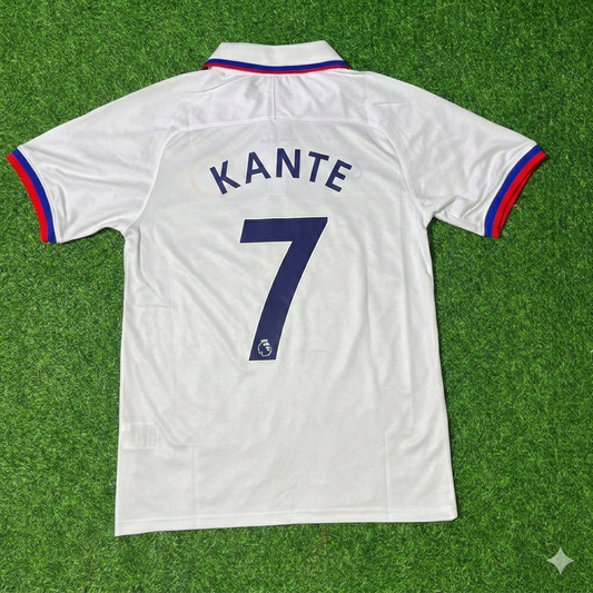 N'golo Kante Chelsea 2019/2020 White Retro Football Jersey Kit