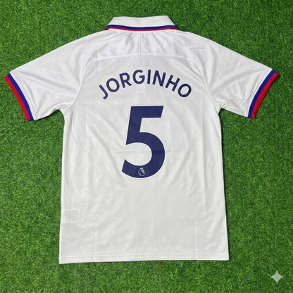 Jorginho Chelsea 2019/2020 White Retro Football Jersey Kit