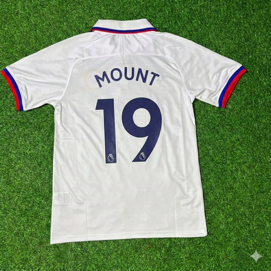 Mason Mount Chelsea 2019/2020 White Retro Football Jersey Kit