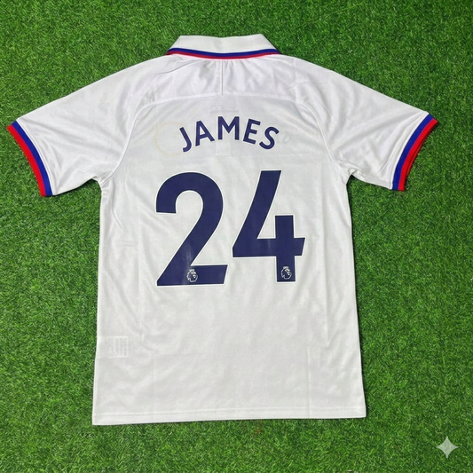 Reece James Chelsea 2019/2020 White Retro Football Jersey Kit