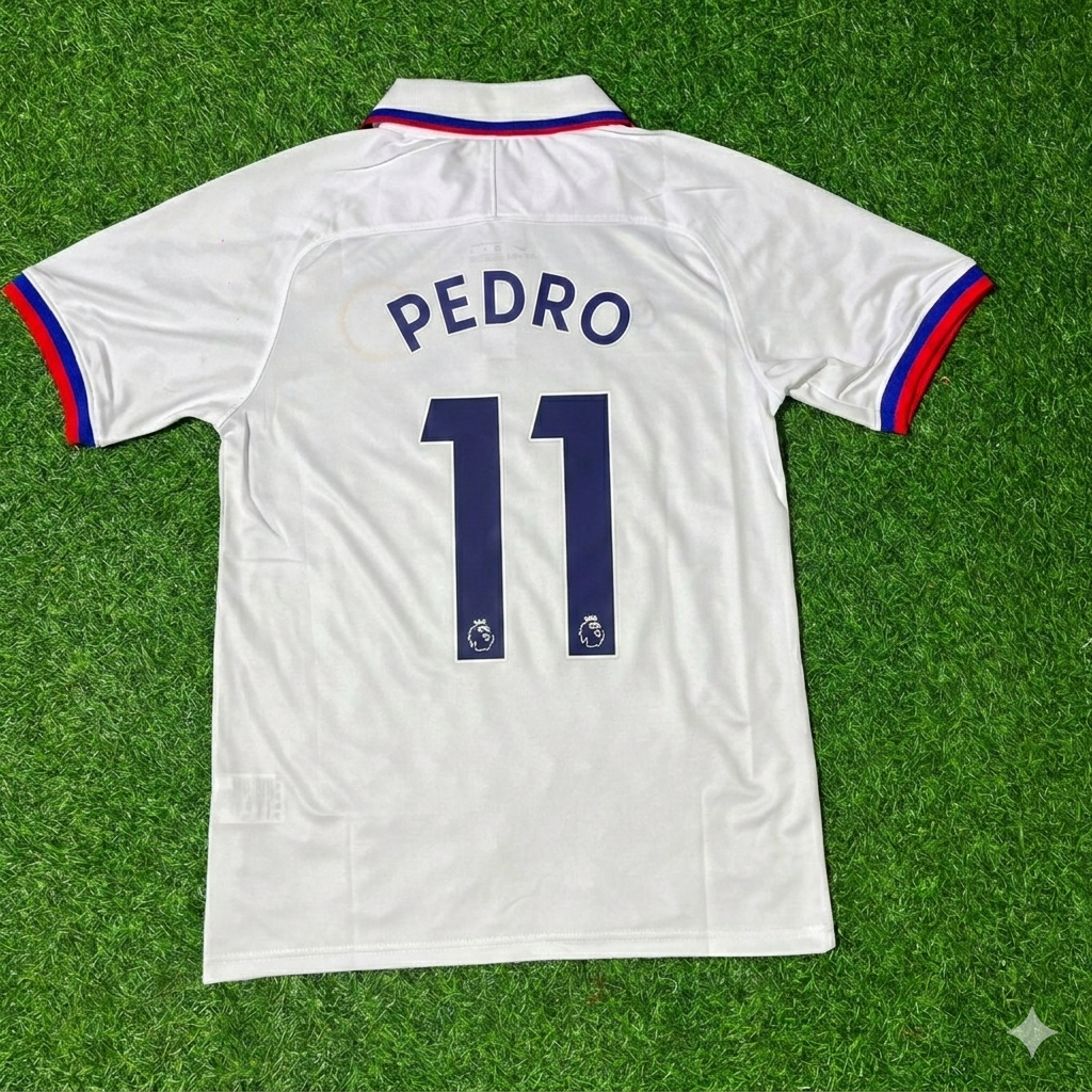 Pedro Chelsea 2019/2020 White Retro Football Jersey Kit