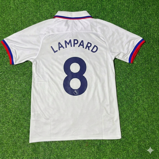 Frank Lampard Chelsea White Retro Football Jersey Kit