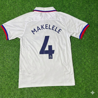 Claude Makelele Chelsea White Retro Football Jersey Kit