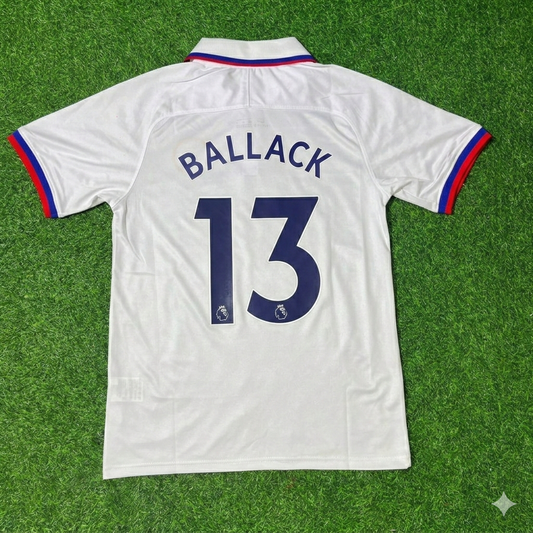 Michael Ballack Chelsea White Retro Football Jersey Kit