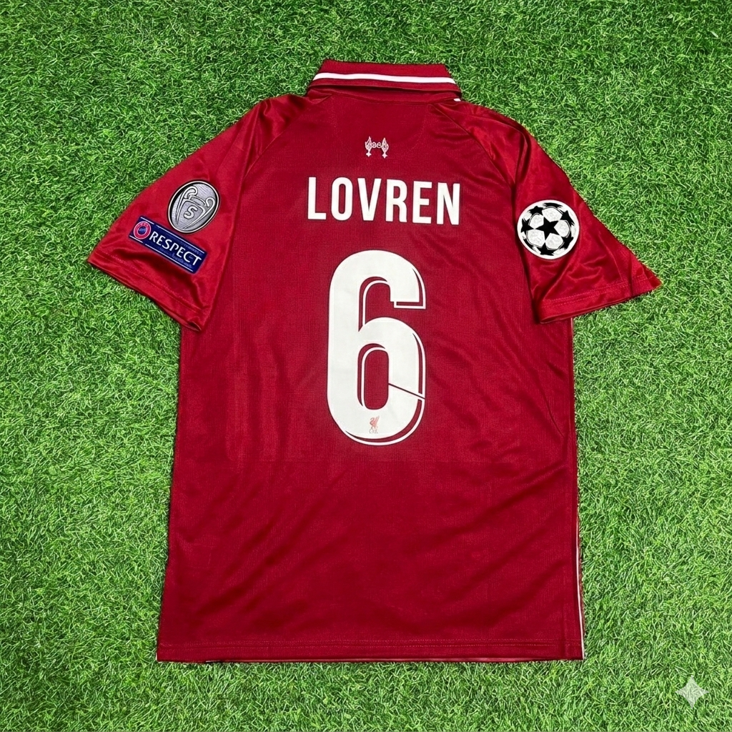 Dejan Lovren Liverpool 2019 CL Final Retro Kit Trikot Trikot Maillot Maglia