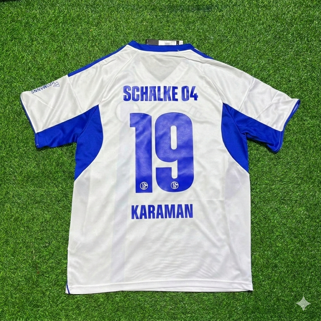 Kenan Karaman 19 Schalke 04 White New Season Football Jersey