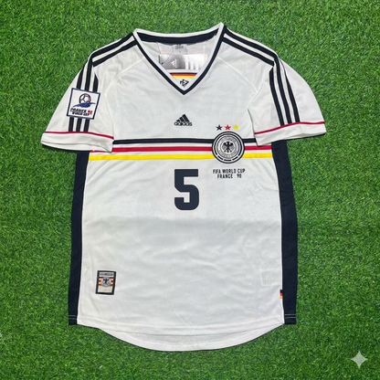 Thomas Helmer Deutschland 1998 Weltmeisterschaft Retro Fußballtrikot