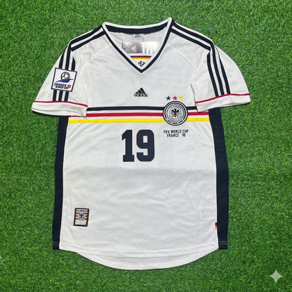 Stefan Reuter Deutschland 1998 Weltmeisterschaft Retro Fußballtrikot