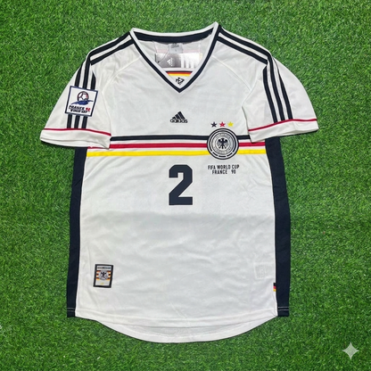 Christian Wörns Deutschland 1998 Weltmeisterschaft Retro Fußballtrikot