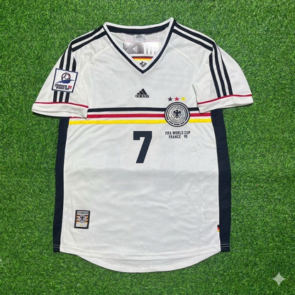 Andreas Möller Deutschland 1998 Weltmeisterschaft Retro Fußballtrikot