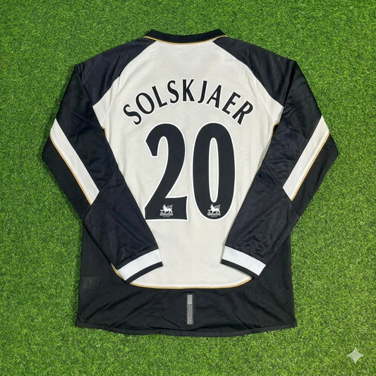 Ole Gunnar Solskjaer #20 Manchester United 2001-2002 Reversible Retro Jersey
