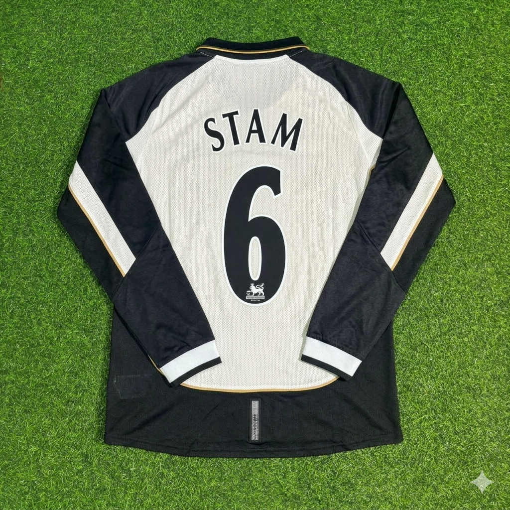 Jaap Stam #6 Manchester United 2001-2002 Reversible Retro Jersey