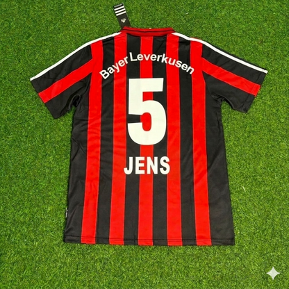 Jens Nowotny Bayer Leverkusen 2000/2001 Home Retro Football Jersey