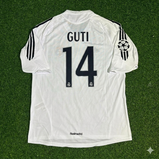 Guti Hernandez Real Madrid 2005 2006 White Jersey Shirt Trikot Soccer Shirt