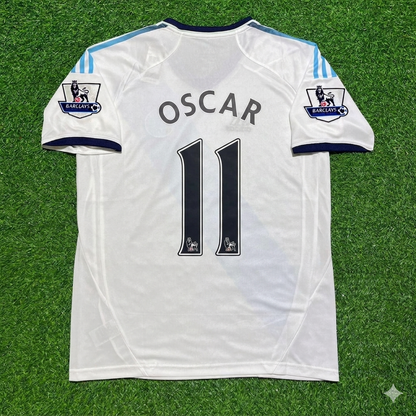Oscar Chelsea 2012-2013 Retro White Football Jersey