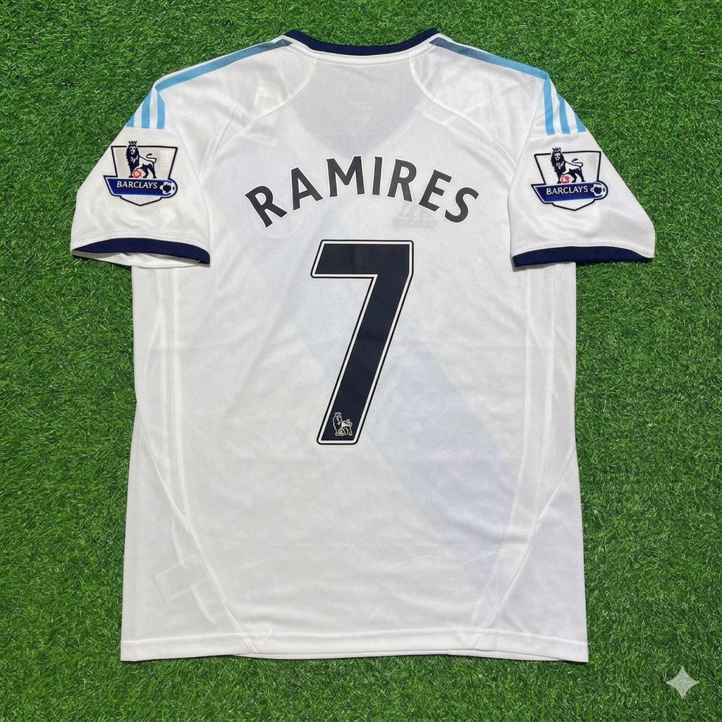 Ramires Chelsea 2012-2013 Retro White Football Jersey