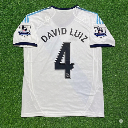 David Luiz Chelsea 2012-2013 Retro White Football Jersey