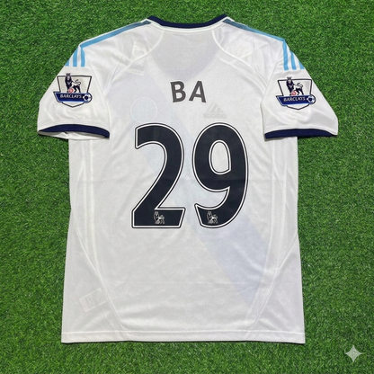 Demba Ba Chelsea 2012-2013 Retro White Football Jersey