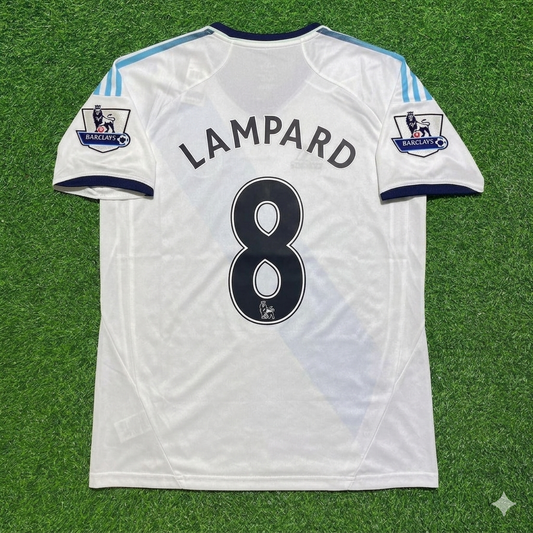 Frank Lampard Chelsea 2012-2013 Retro White Football Jersey