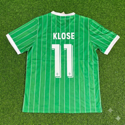 Miroslav Klose Werder Bremen Commemorative Heim Retro Fußballtrikot