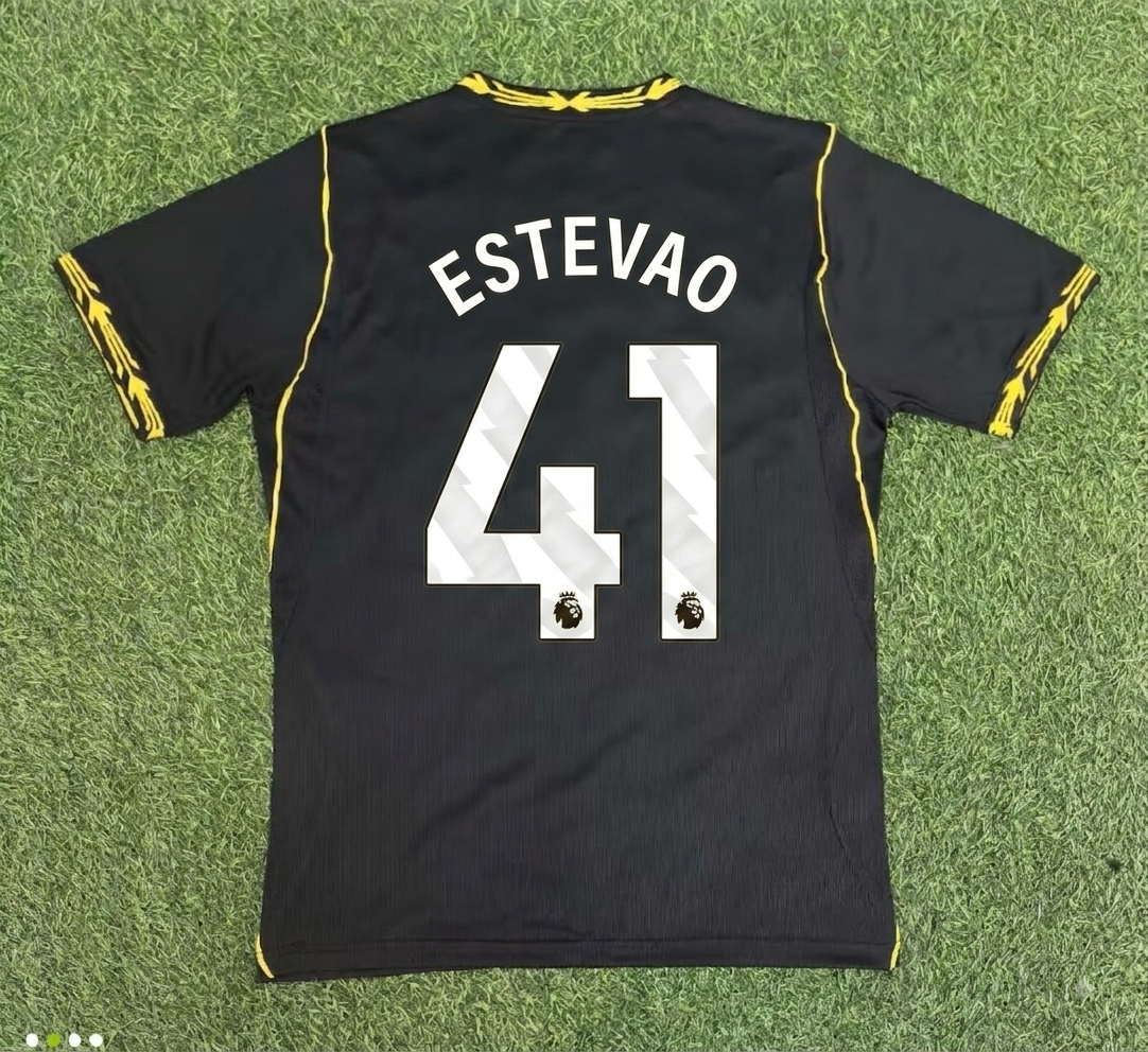 Estevao Chelsea Away 2027 New Season Football Jersey Kit