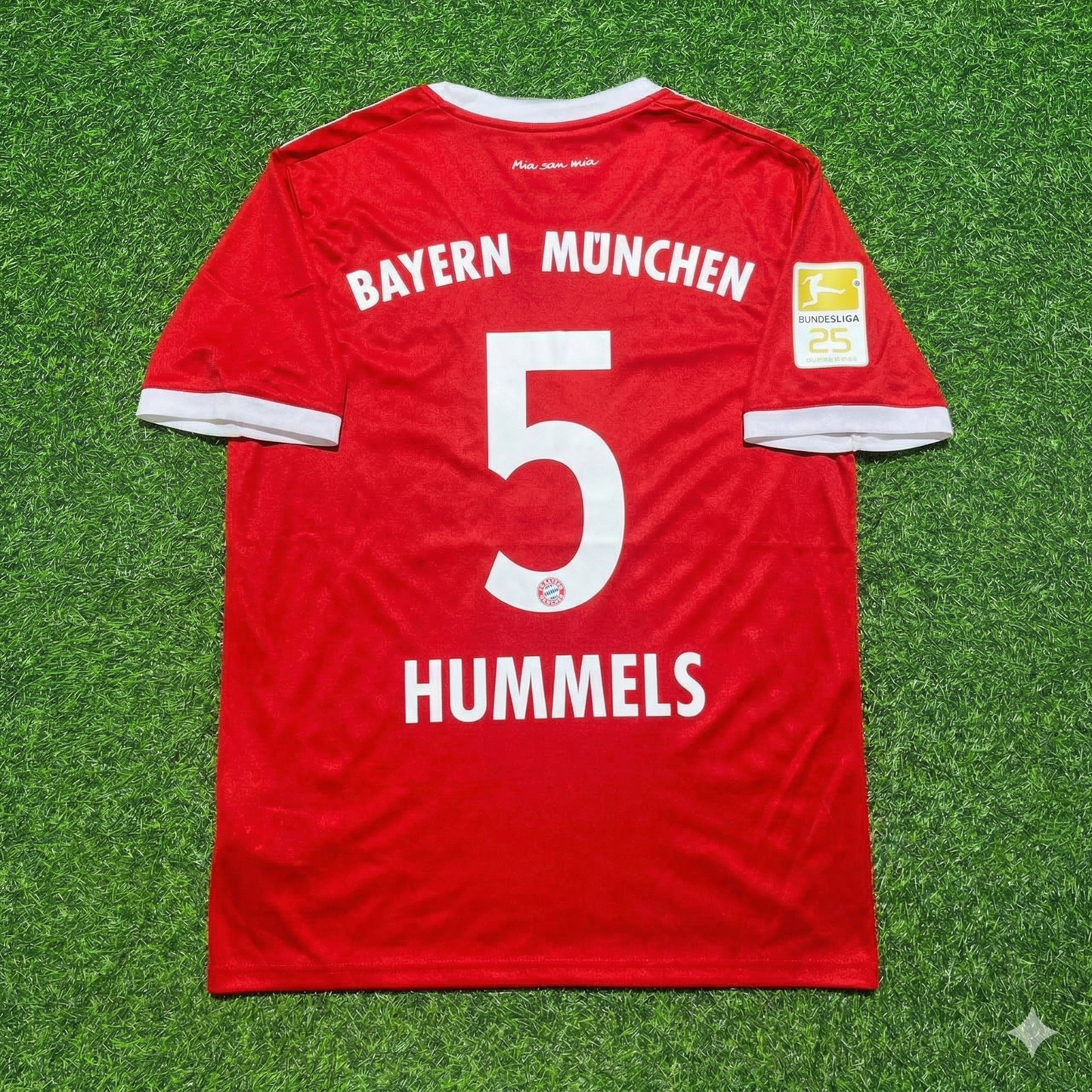 Mats Hummels Bayern Munich 2017-2018 Retro Home Jersey