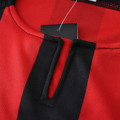 AC Milan 03/04 Season Home Black And Red Retro Jersey Trikot Soccer Shirt