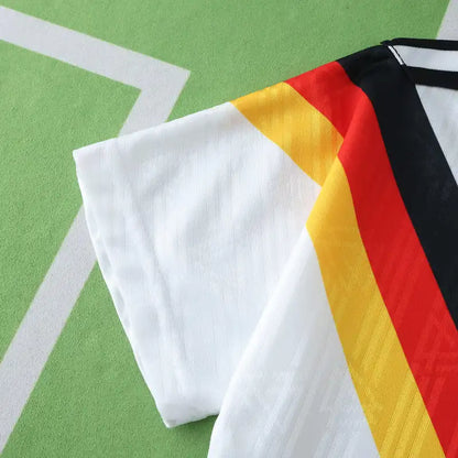 Germany Deutschland 1990 Home Retro Kids Kit Jersey KinderTrikot Maillot Enfant Soccer Shirt