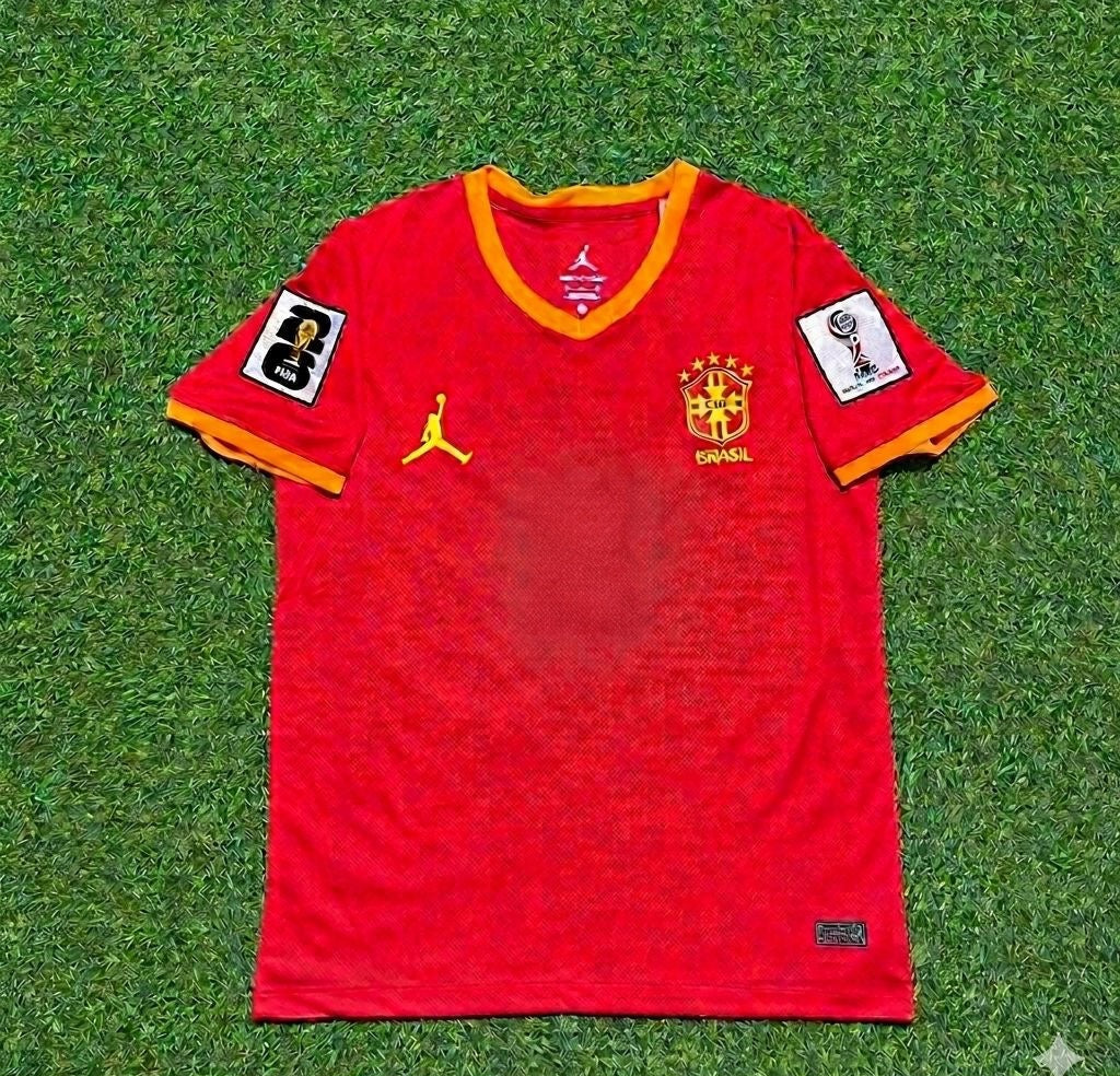 Lucas Paquetá 11# Brésil 2026 Coupe du Monde Maillot Rouge