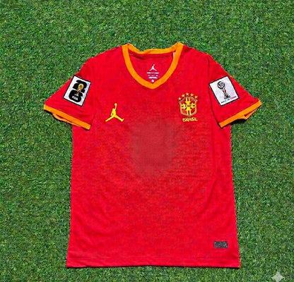 Lucas Paquetá 11# Brésil 2026 Coupe du Monde Maillot Rouge