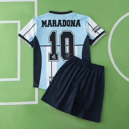 Diego Armando Maradona Kids Kit Jersey KinderTrikot Maillot Enfant Soccer Shirt