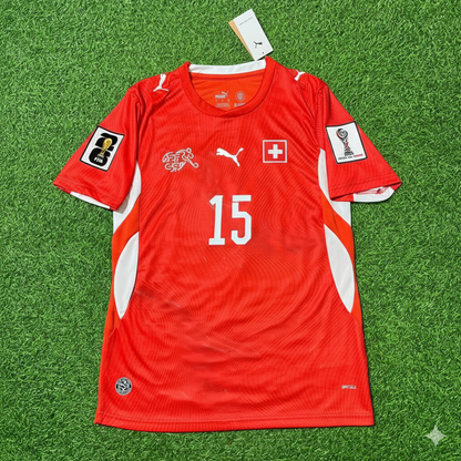 Djibril Sow 15- Switzerland 2026 World Cup Kit Jersey Trikot Maillot
