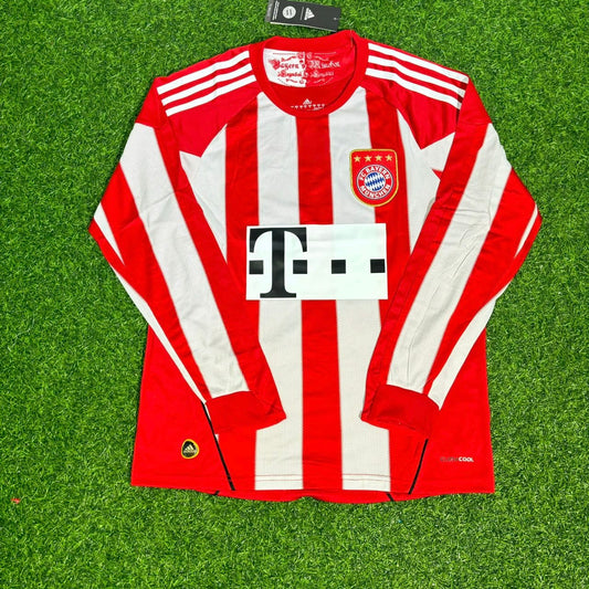 FC Bayern Munich 2010/11 Saison Rotes Retro Fußballtrikot