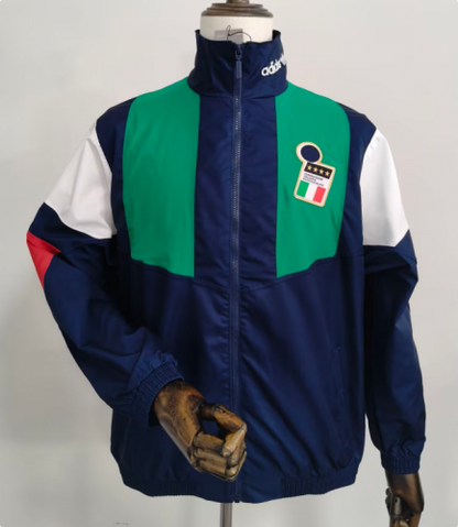 Italy 2026 World Cup Green Blue Windbreaker Jacket