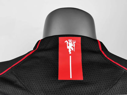 Manchester United BLACK AIG Short Sleeve Retro Football Jersey