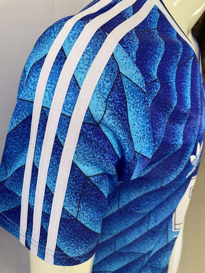 Schalke 04 – 1988/1999 Heim Retro Trikot Blau Soccer Shirt