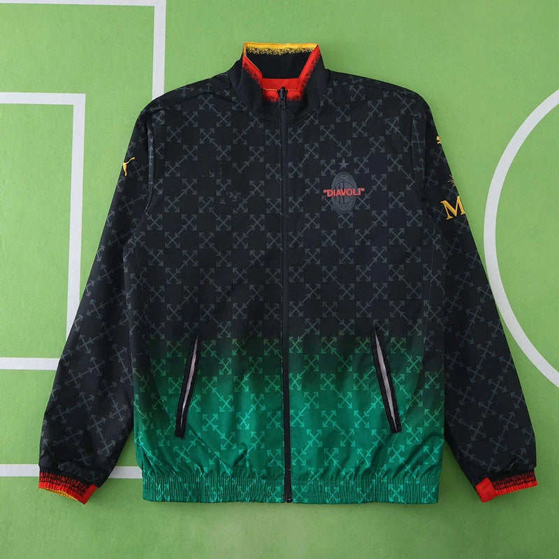 Milan 2025-26 Both Sides Football Windbreaker Windjacke
