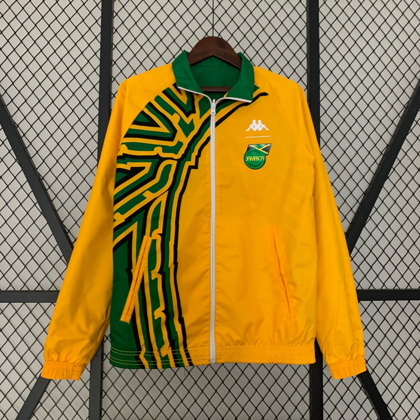 AFCB Jamaica Bob Marley Reversible Yellow Green Jacket Both Size Jacket