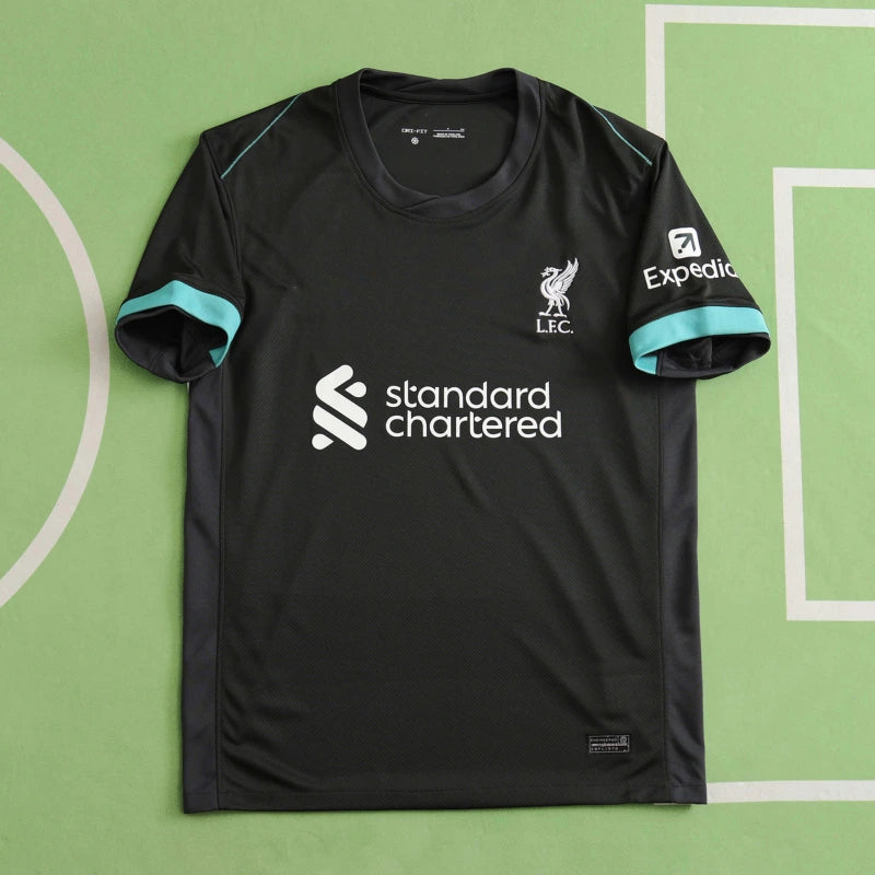 Liverpool 2024-2025 Home Short Sleeve Black New season Jersey Trikot