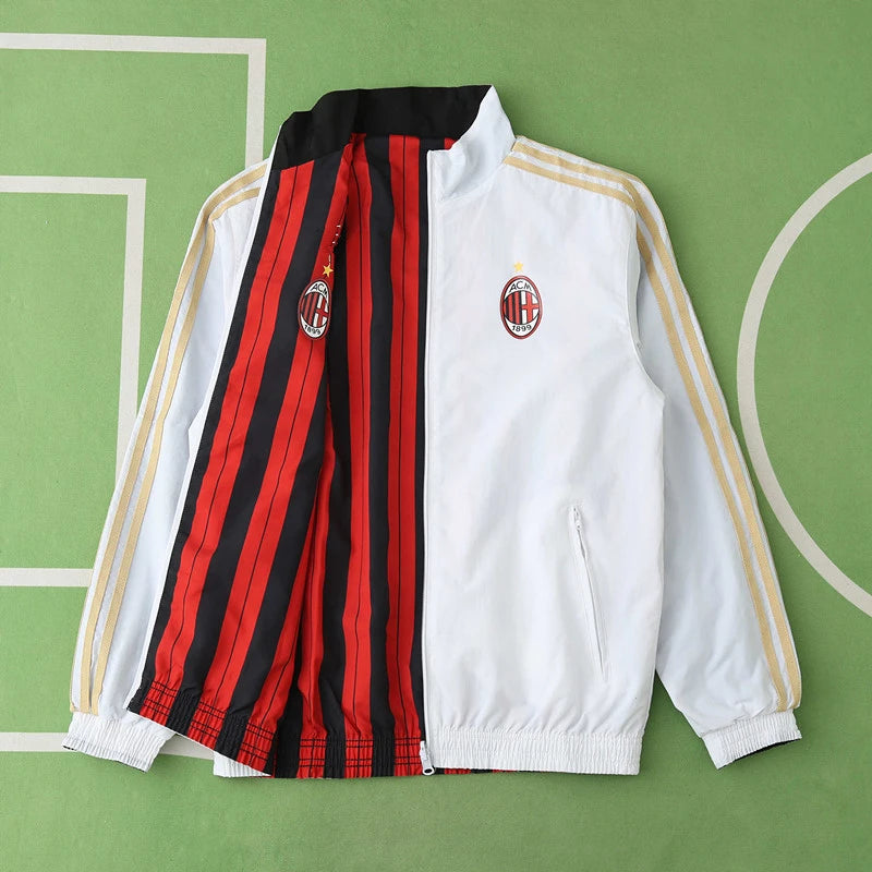 Milan New Season Both Sides Football Windbreaker Windjacke