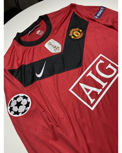 Dimitar Berbatov 9 Manchester United Champions League 2009/10 Retro Kit Trikot Jersey Maillot Soccer Shirt